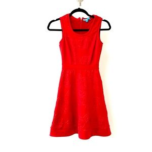 Nanette Lepore L' Amour Red Rose Mini Dress XS
